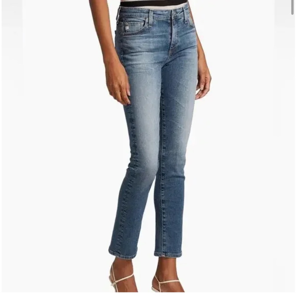AG Adriano Goldschmied Amari High Rise Slim Straight Jeans 25R
